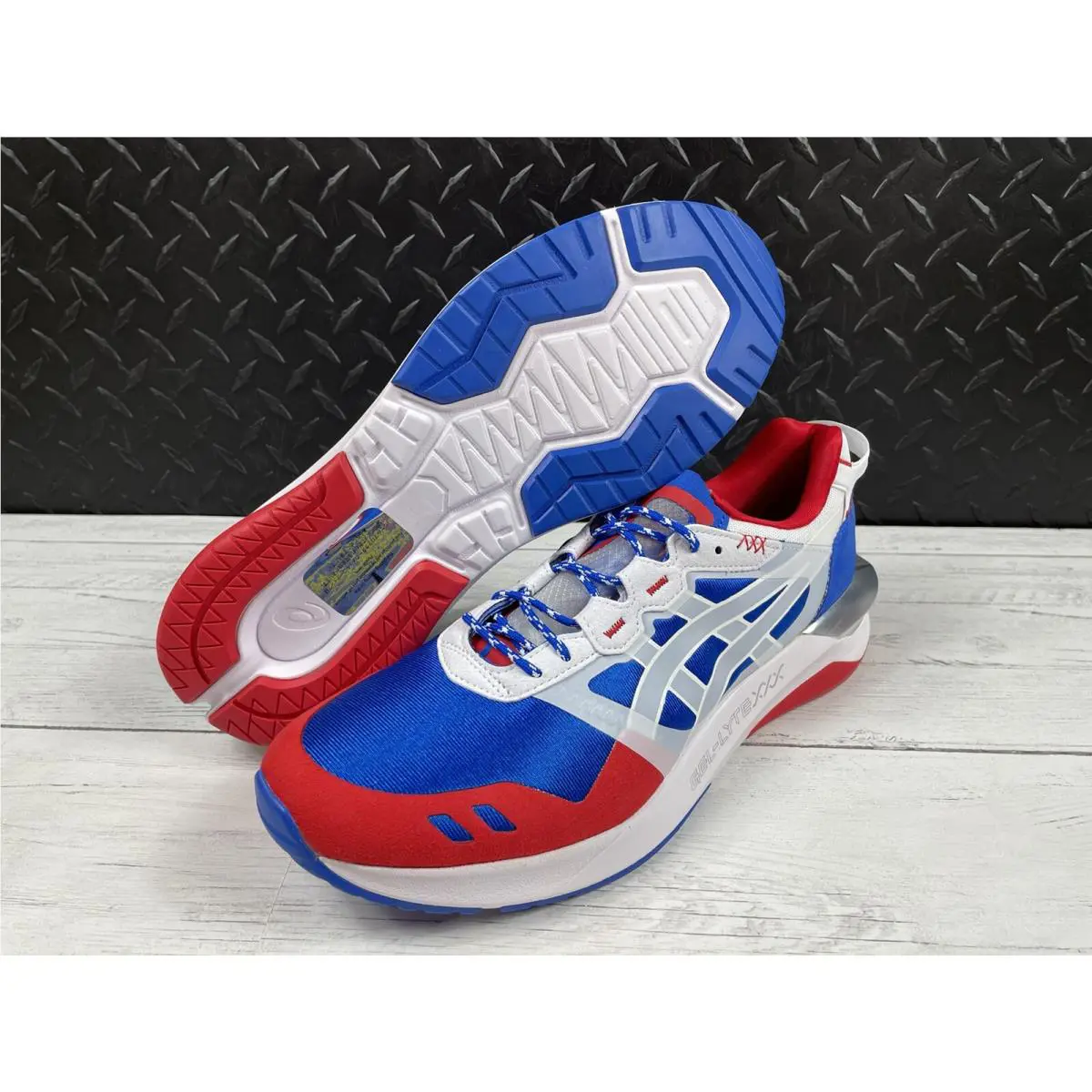 Asics shoes - GEL Lyte XXX - GEL Lyte XXX - 1201A209-400 - Red, White, and Blue (UPC: 0194851262813) 4