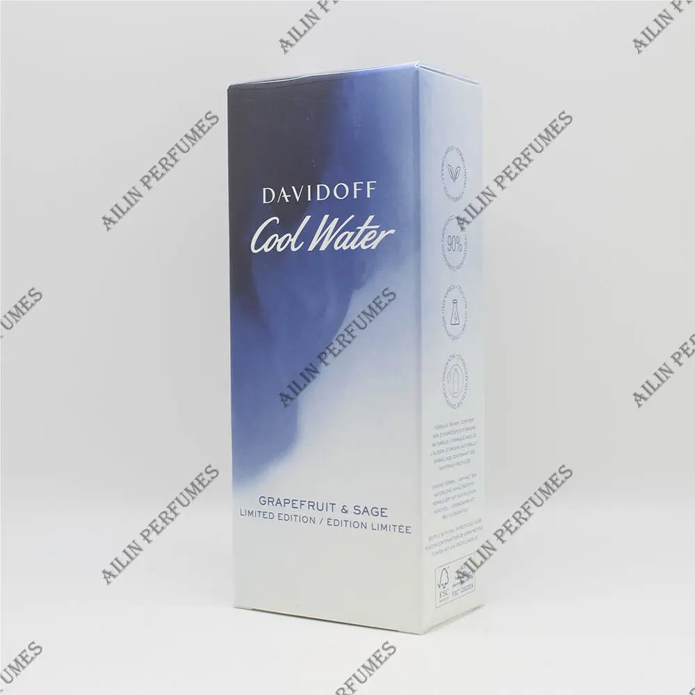Cool Water Grapefruit Sage by Davidoff 4.2 oz 125 ml Edt Spray Men Vintage
