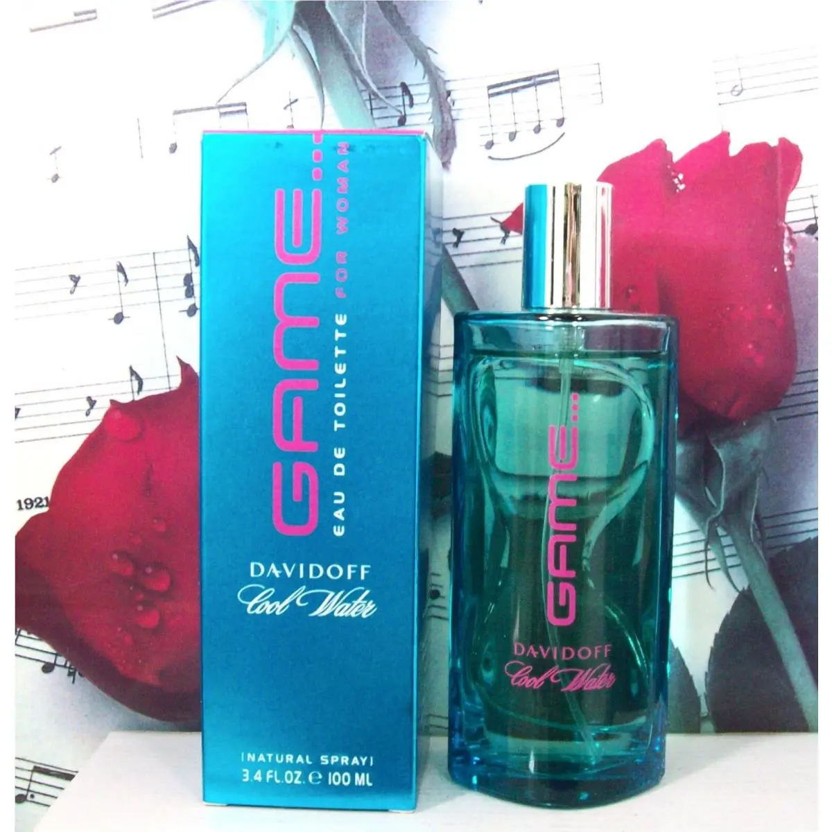 Davidoff Cool Water Game For Woman Edt Spray 3.4 Fl. OZ