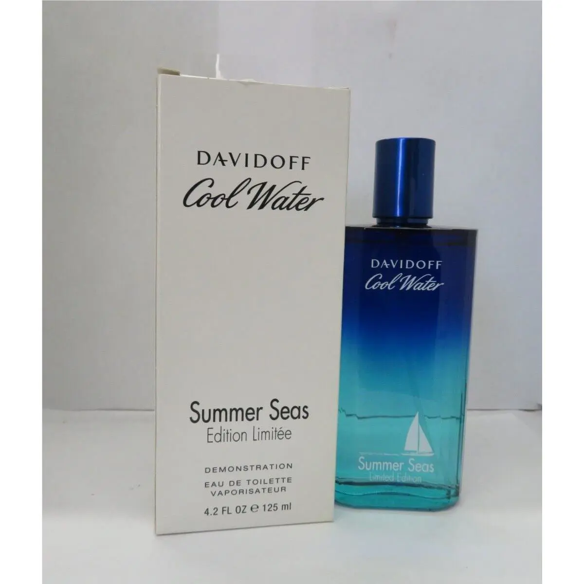 Davidoff Cool Water Summer Seas Ltd. Ed. Eau de Toilette Spray 4.2 oz/125ml Rare