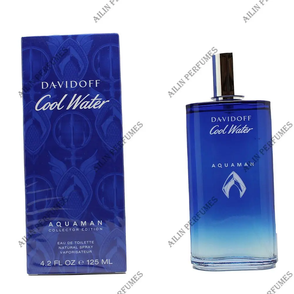 Cool Water Aquaman Collector Edition by Davidoff 4.2oz Edt Spray Men Vintage - Aqua