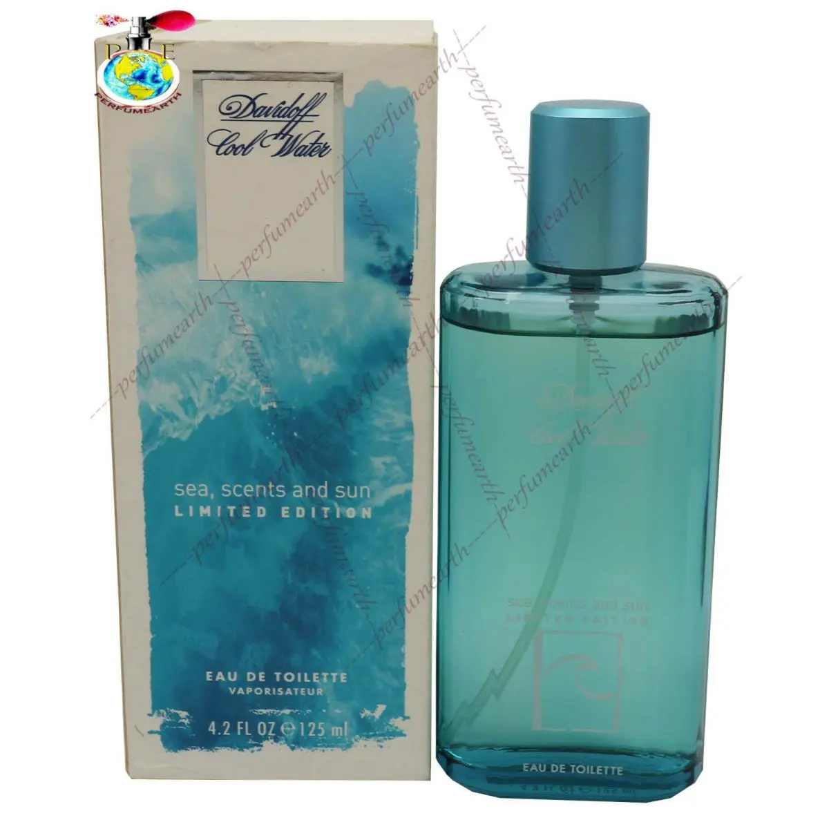 Cool Water Sea Scents and Sun BY  4.2 OZ Edt Spray Men Same by Davidoff