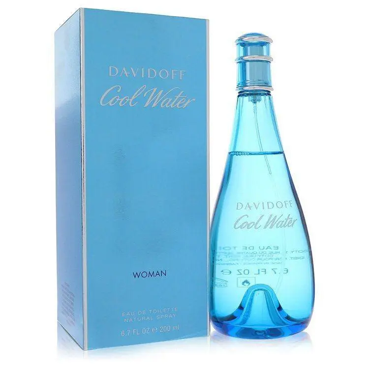 Cool Water  Eau De Toilette Spray 6.7 oz Women by Davidoff