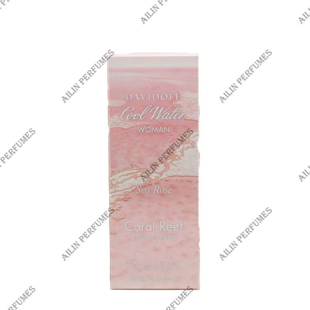 Cool Water Sea Rose Coral Reef  3.4 oz 100 ml Edt Spray Women by Davidoff