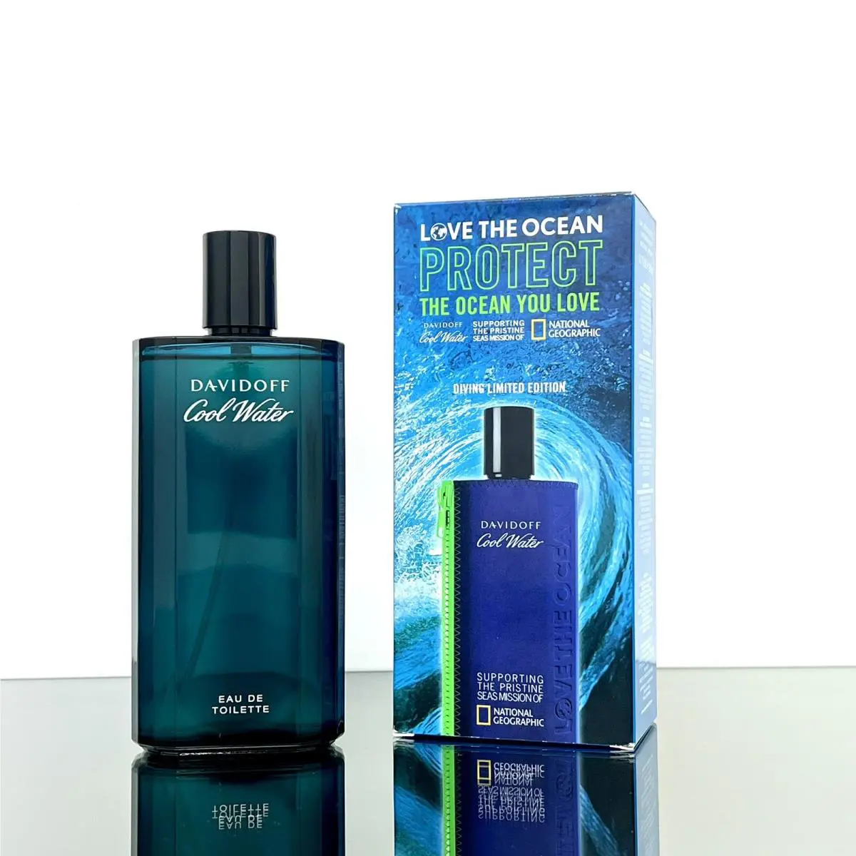 Davidoff Cool Water Men Love The Ocean Edition 6.7oz Edt Spray Jumbo Size BR41