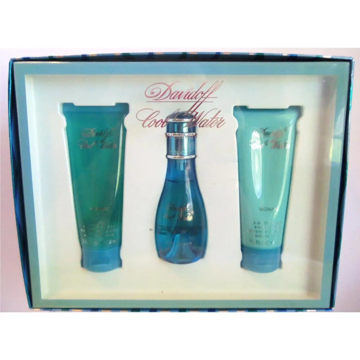 Cool Water By Davidoff Eau De 2.5 OZ Toilette Spray Gel Lotion
