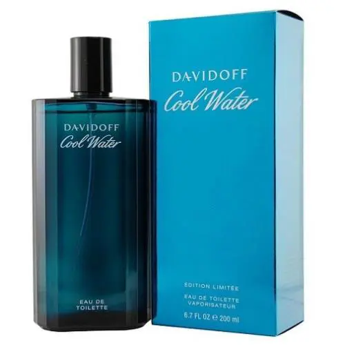 Cool Water  Men 6.7 6.8 oz 200 ml Eau De Toilette Spray by Davidoff