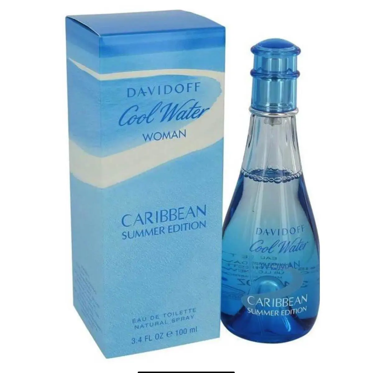 Cool Water Caribbean Summer Edition 3.4 oz Women Eau De Toilette Spray by Davidoff
