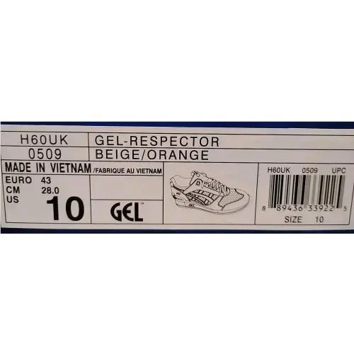 Asics shoes - ASICS Gel Respector - Gel Respector - H60UK-0509 - Blue 10