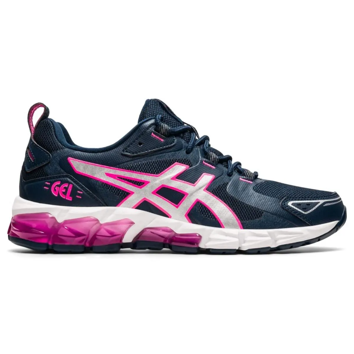 Asics Women`s Gel Quantum 180 French Blue / Hot Pink Athletic 10.5 Eco - French Blue & Hot Pink