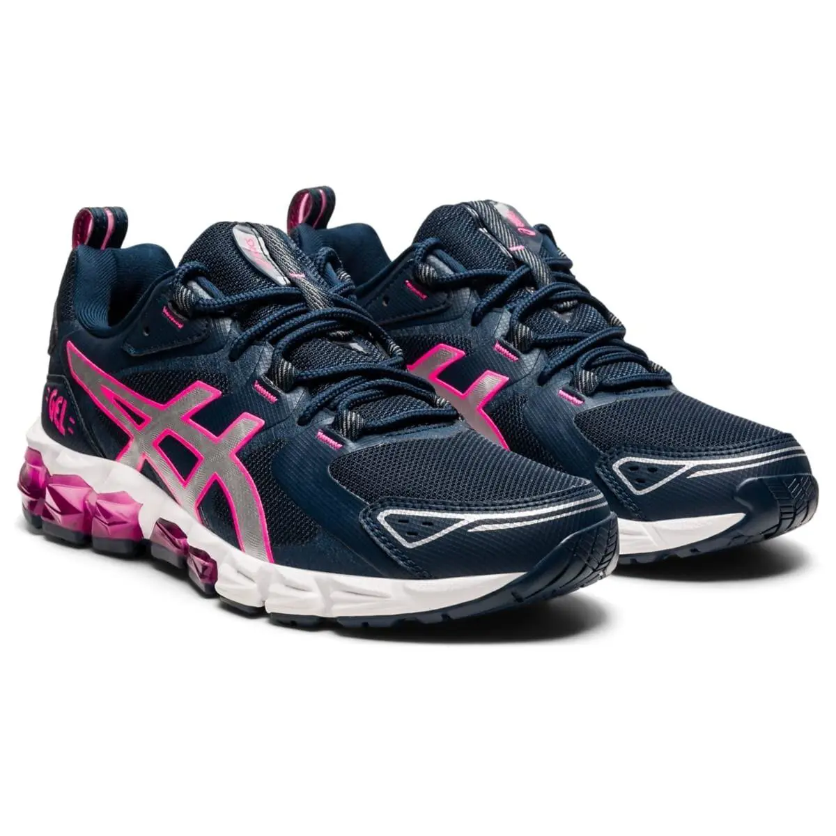 Asics shoes - French Blue & Hot Pink 5