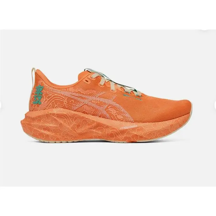 12 Asics Novablast 5 Tokyo Sun Peach Running Sneakers 1013A206-700 Size 12