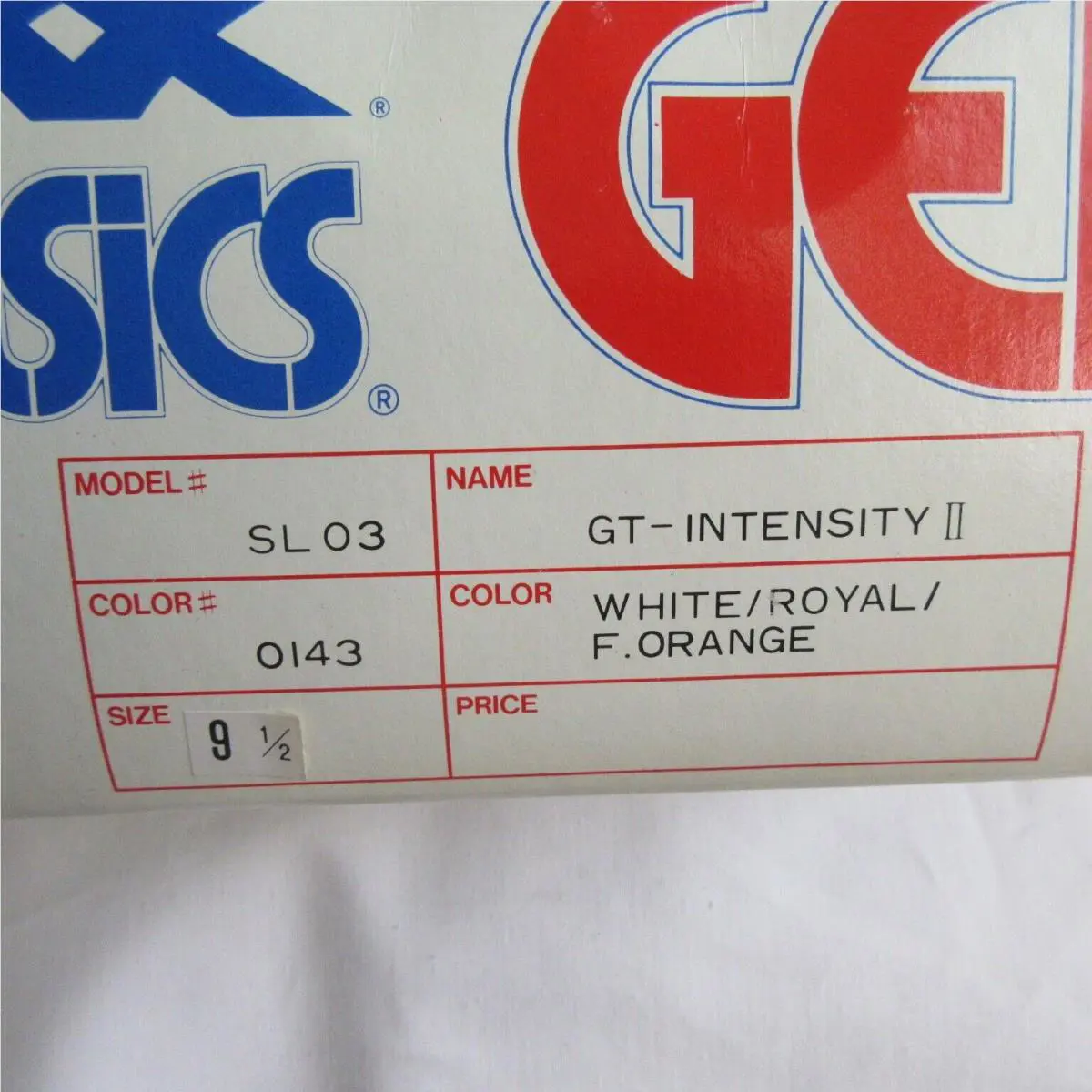 Asics shoes - GEL - GEL - SL03 - White 0