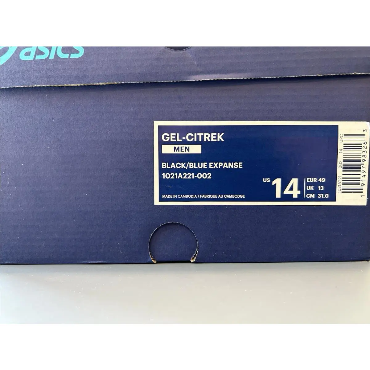 Asics shoes - ASICS GEL Lyte MT - GEL Lyte - Black Blue Expanse (UPC: 0191497983263) 8