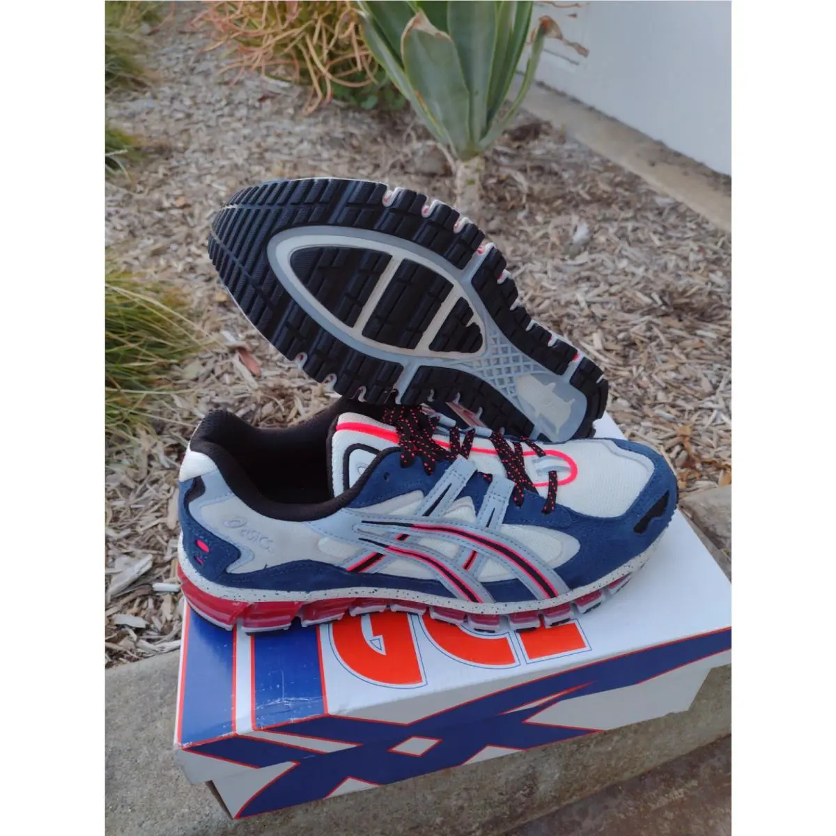 Asics Women`s Gel-kayano 5 360 Cream Piedmont Grey Size 9 us - Multicolor