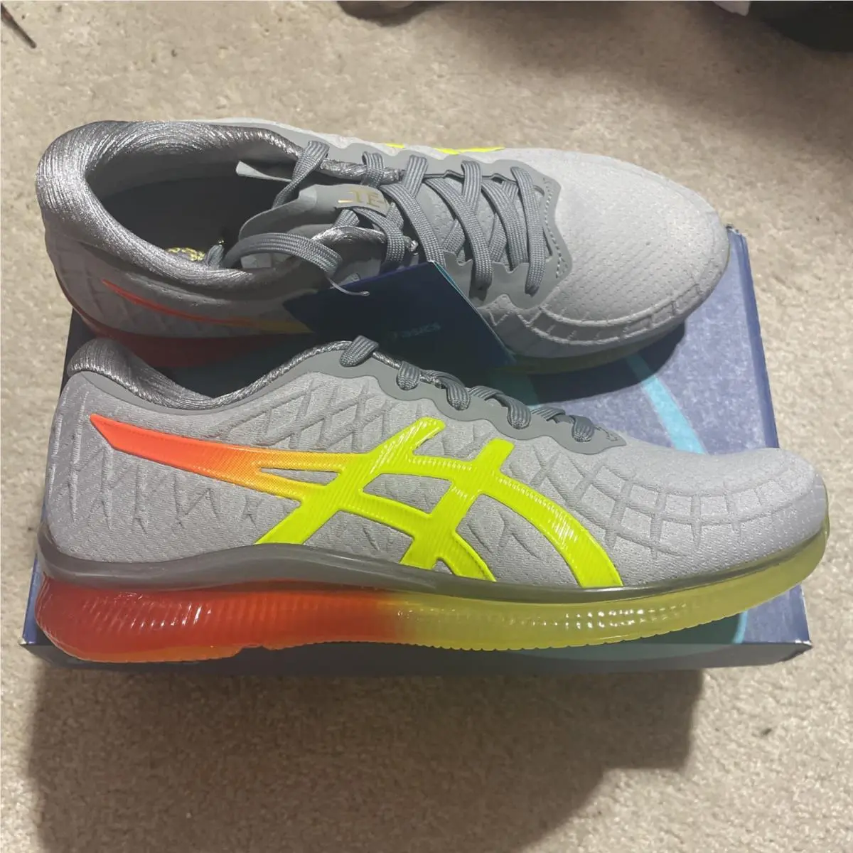 Asics Gel-quantum Infinity Running Shoes 1022A051-020 Grey Womens Size 7.5