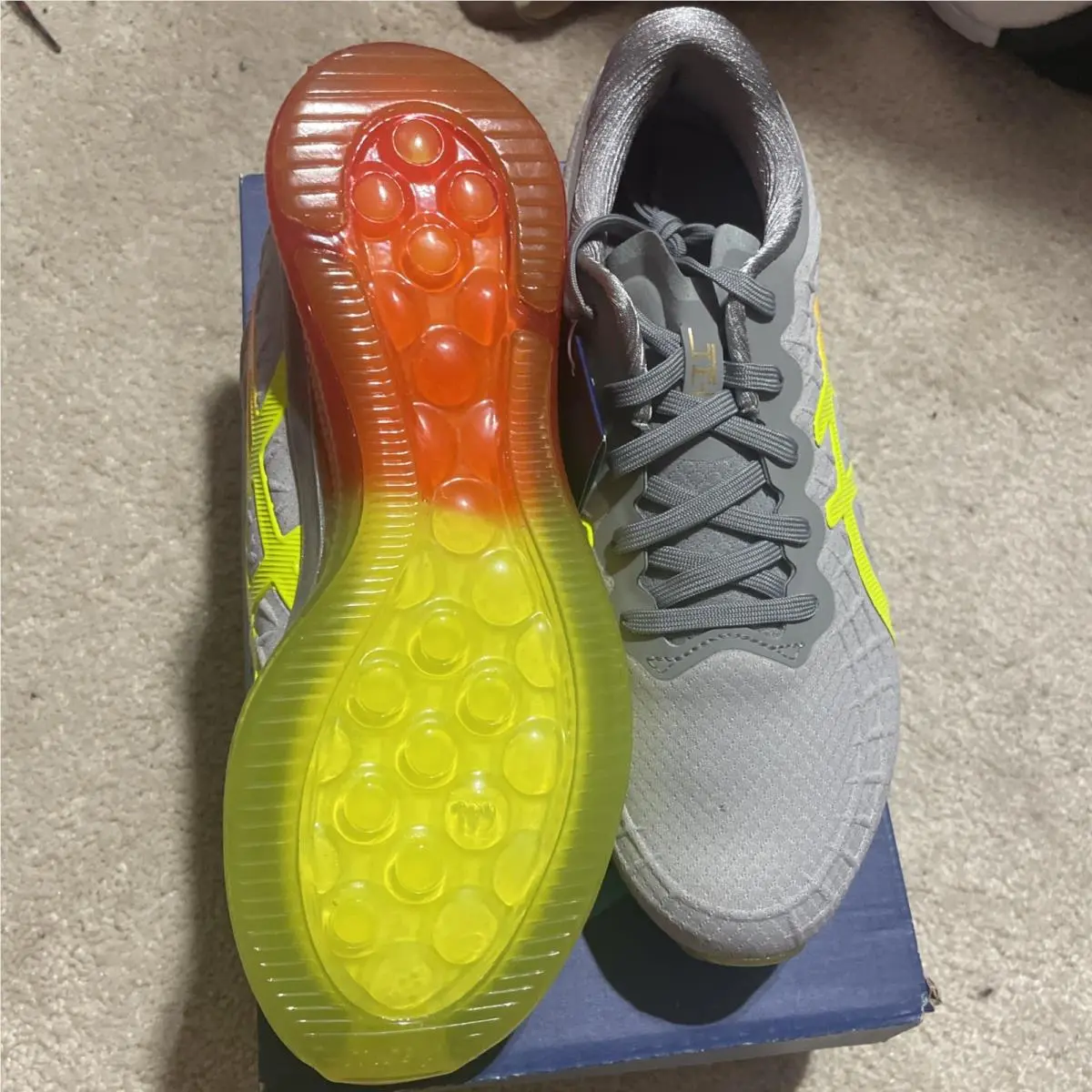 Asics shoes - 1022A051-020 - 1022A051-020 - Gray, Manufacturer: Mid Grey / Flash Coral / Orange 1