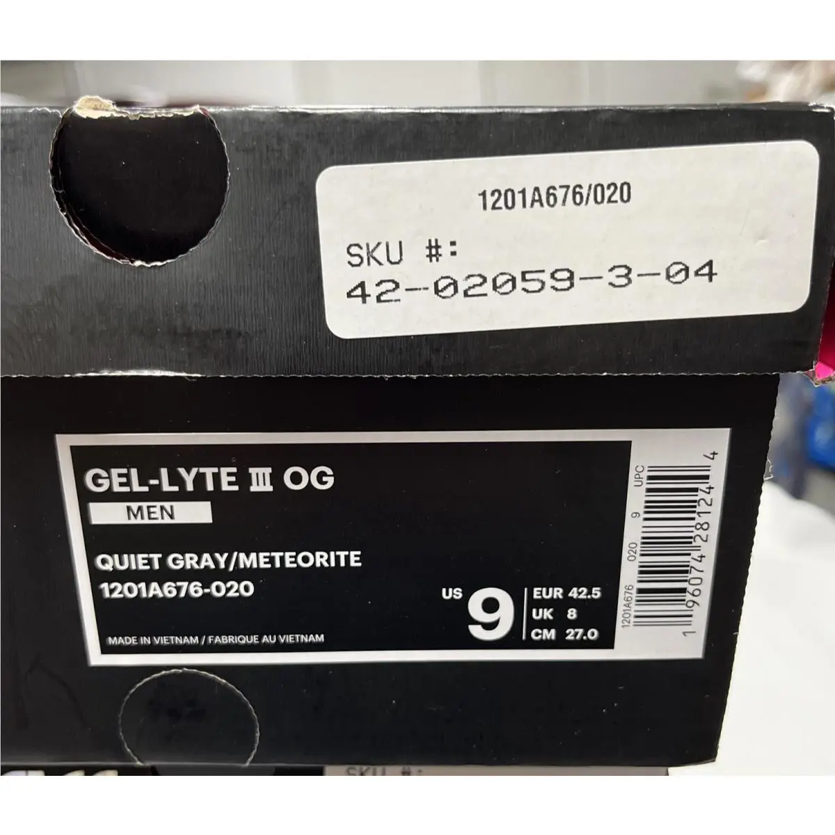 Asics shoes - GEL LYTE III - GEL LYTE III - Multicolor (UPC: 0196074281206) 12