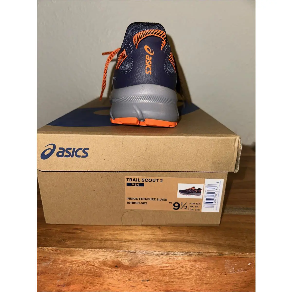Asics shoes - ASICS Trail Scout 2 - Trail Scout - 1011B181-502 - Indigo Fog/Pure Silver 1