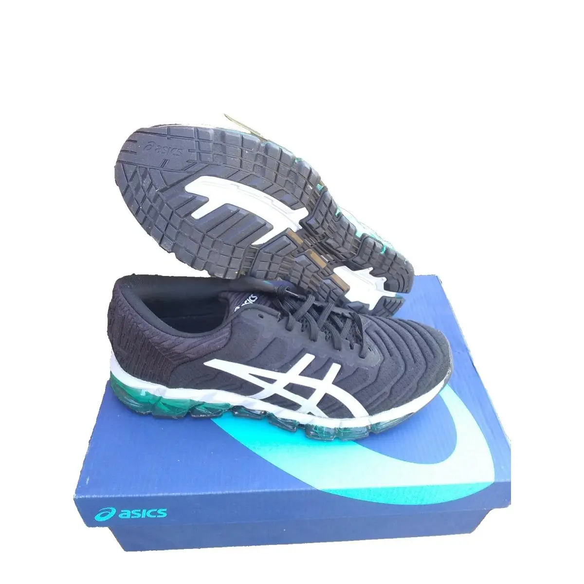 Asics Woman`s Gel Quantum 360 5 Black Piedmont Grey Size 8 US