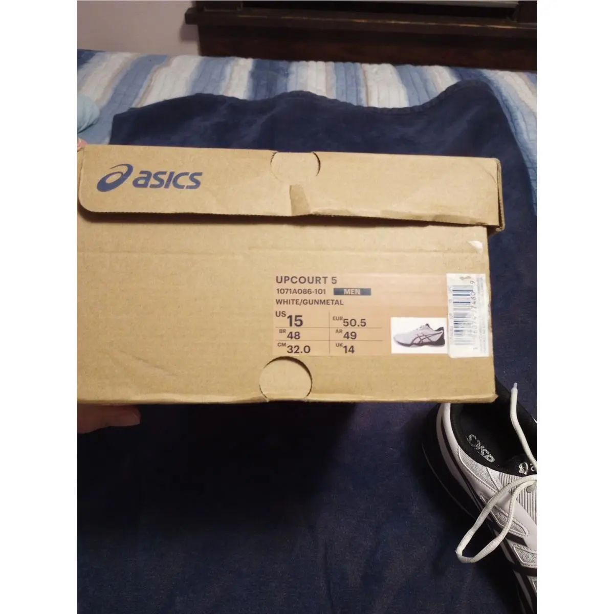 Asics shoes - ASICS Upcourt - Upcourt - 1071A086 - White (UPC: 196074374779) 13