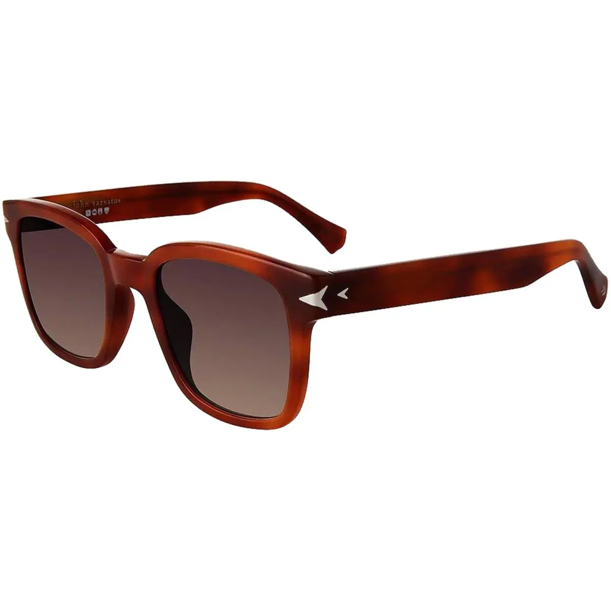 Venice Men`s Soft Square Classic Sunglasses - SJV564510 - Japan Blond Havana/Brown (HAV) by John Varvatos