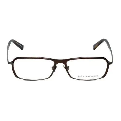 Designer Reading Glasses V136 in Brown 55mm by John Varvatos