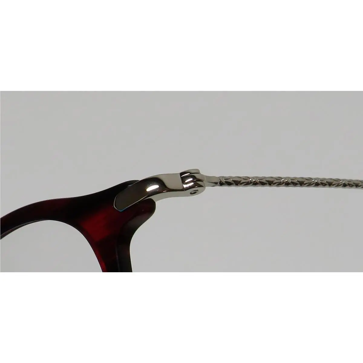 John Varvatos eyeglasses - Vjv421 - Red Horn / Silver, Frame: Brown