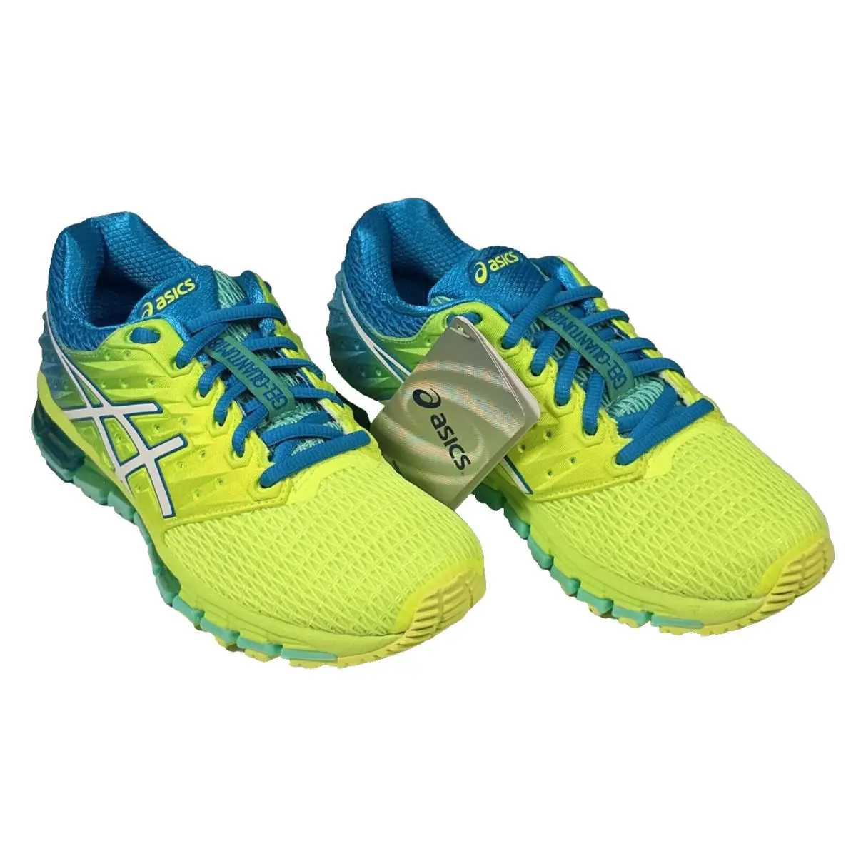 Asics shoes - ASICS GEL-Quantum 180 2 - T6G7N - Blue/Yellow (UPC: 889436413390) 4