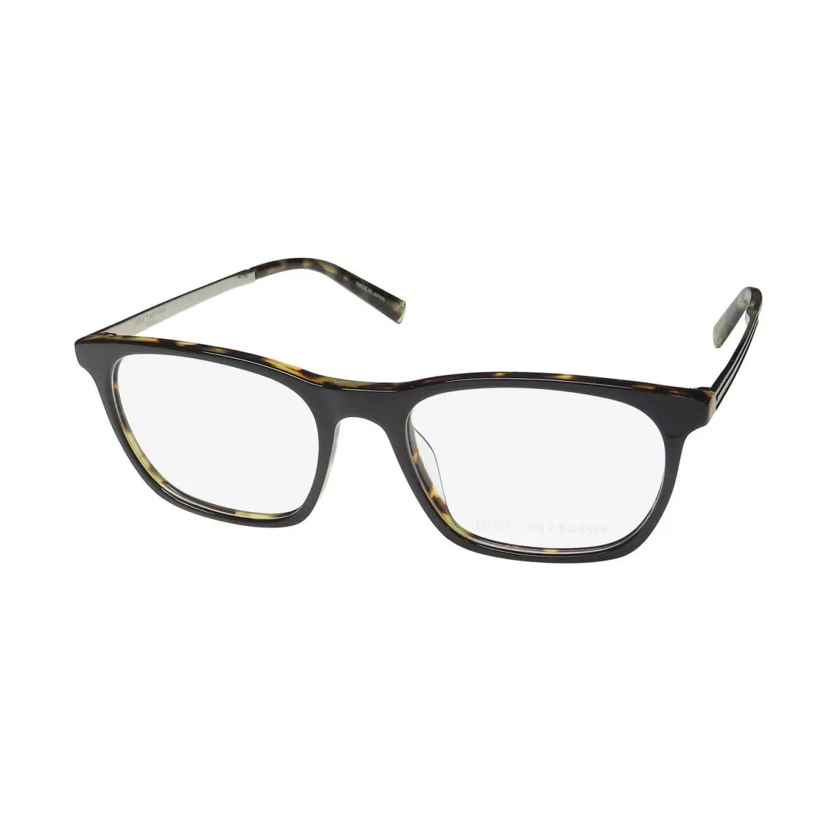 V406 Eyeglass Frame/glasses Premium Acetate Modern Design Black / Tortoise by John Varvatos