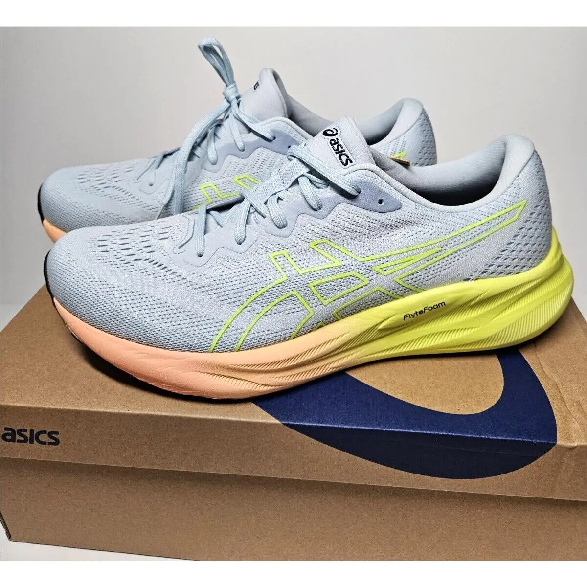 Asics Men`s Gel-pulse 15 Running Shoes Light Blue sz 11 Style 1011B780 021