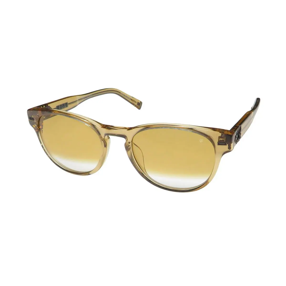 V532 Gradient Tint UV Protection American Designer Sunglasses Yellow Crystal by John Varvatos