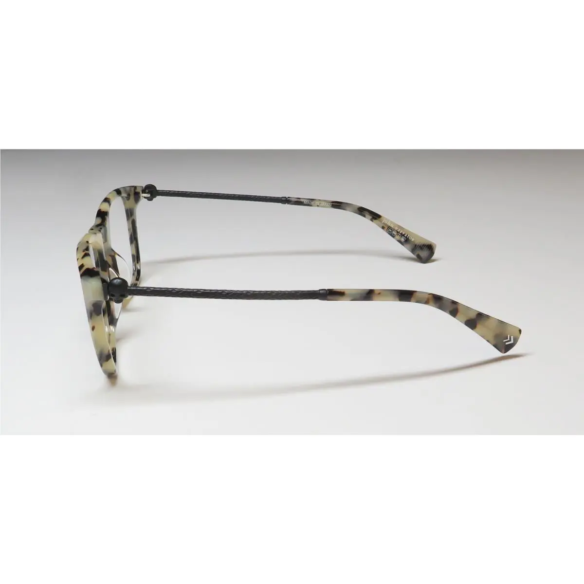 John Varvatos eyeglasses - V418 - Smoke Crystal, Frame: Black