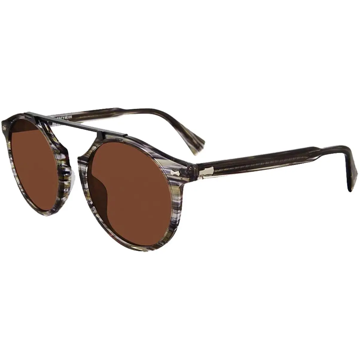 Mercer Men`s Vintage Style Round Sunglasses - SJV568510 - Japan by John Varvatos