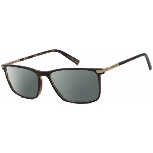 V408 Unisex Polarized Bifocal Sunglasses Brown Tortoise Black 58mm Grey by John Varvatos