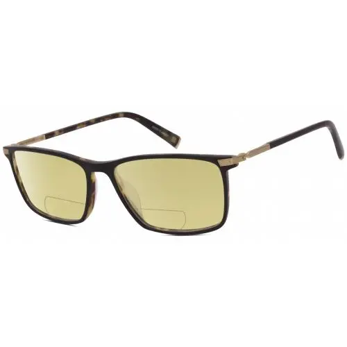 V408 Unisex Polarized Bifocal Sunglasses Brown Tortoise Black 58mm Yellow by John Varvatos