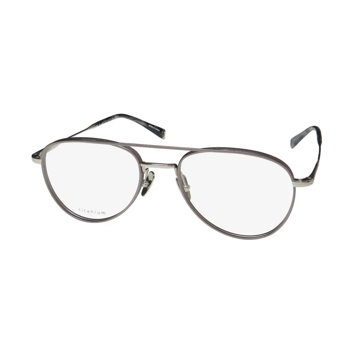 V175 Titanium Mafia Boss Look Classic Hot Eyeglass Frame/glasses Gunmetal / Silver by John Varvatos