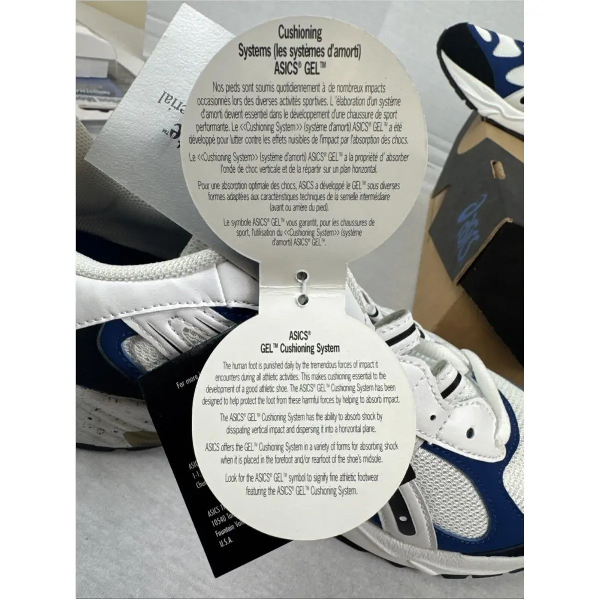 Asics shoes - Asics Gel 1050 - Gel - TN0060101 - White, Blue, Black, Grey (UPC: 0632360220721) 16