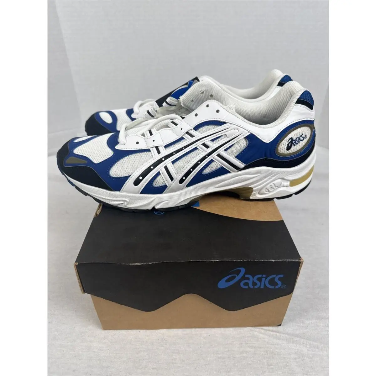 Asics shoes - Asics Gel 1050 - Gel - TN0060101 - White, Blue, Black, Grey (UPC: 0632360220721) 2
