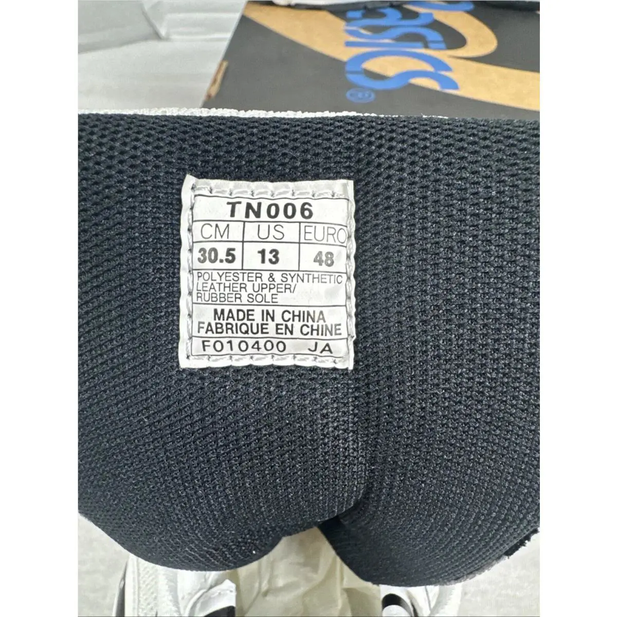 Asics shoes - Asics Gel 1050 - Gel - TN0060101 - White, Blue, Black, Grey (UPC: 0632360220721) 9