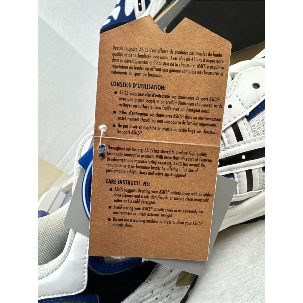 Asics shoes - Asics Gel 1050 - Gel - TN0060101 - White, Blue, Black, Grey (UPC: 0632360220721) 14
