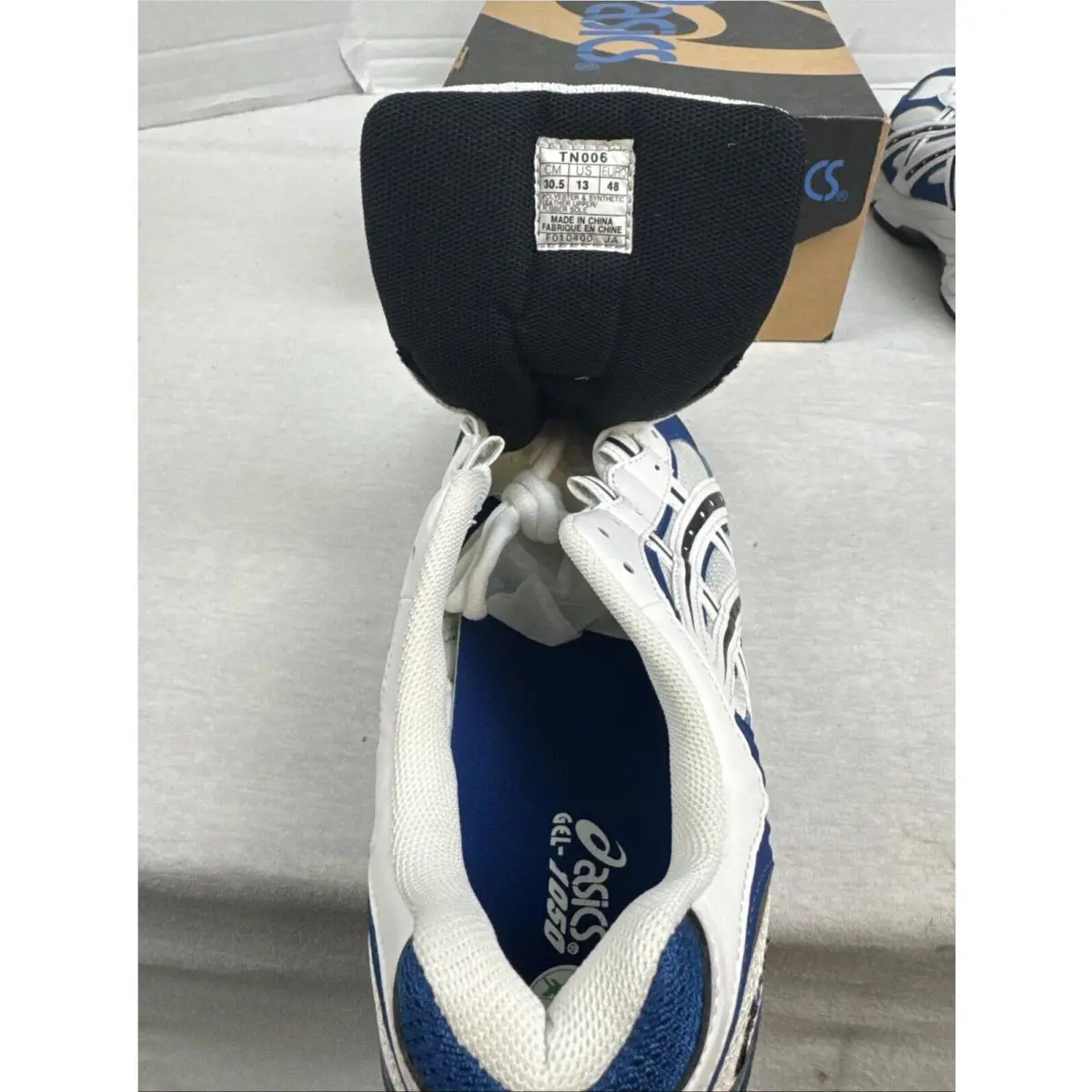 Asics shoes - Asics Gel 1050 - Gel - TN0060101 - White, Blue, Black, Grey (UPC: 0632360220721) 21