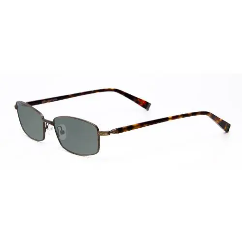 John Varvatos V150-GOL Polarized Sunglasses Choose Lens Color Antique Gold 56 mm - Frame: Multicolor, Lens: Smoke Grey Polar
