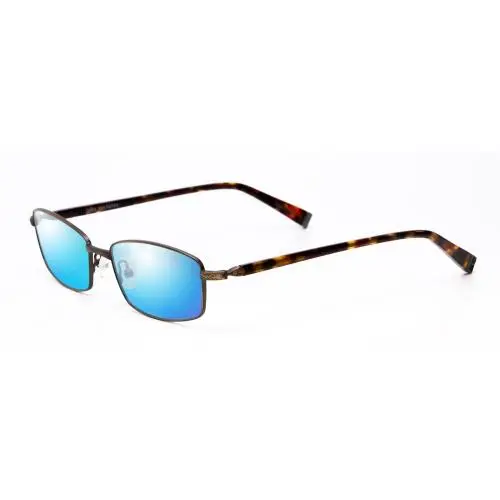 V150-GOL Polarized Sunglasses Choose Lens Color Antique Gold 56 mm Blue Mirror Polar by John Varvatos