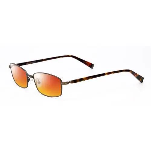 V150-GOL Polarized Sunglasses Choose Lens Color Antique Gold 56 mm Red Mirror Polar by John Varvatos