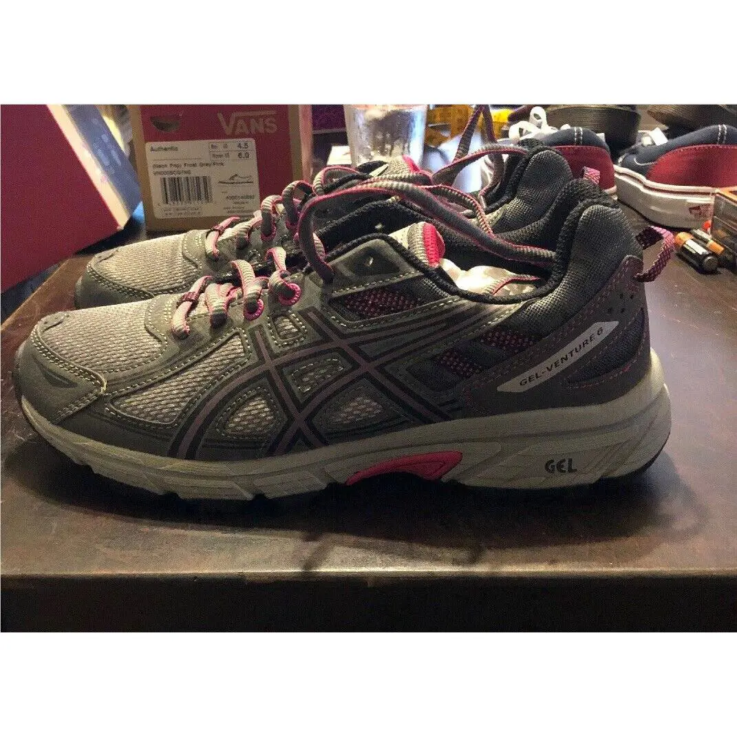 Asics shoes - ASICS GEL - VENTURE 6 - T7G6N9790 - Carbon/Black/Pink Peacock 1