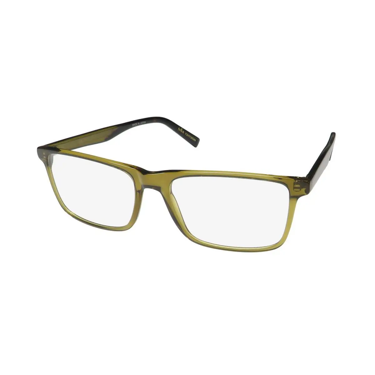 John Varvatos V374 Glasses Square Green Full-rim Plastic 55-17-145 Japan