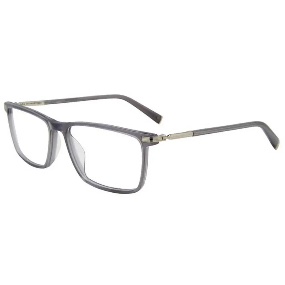 John Varvatos Eyeglasses V408 58-17 145 Grey Silver Rectangle - Made in Japan