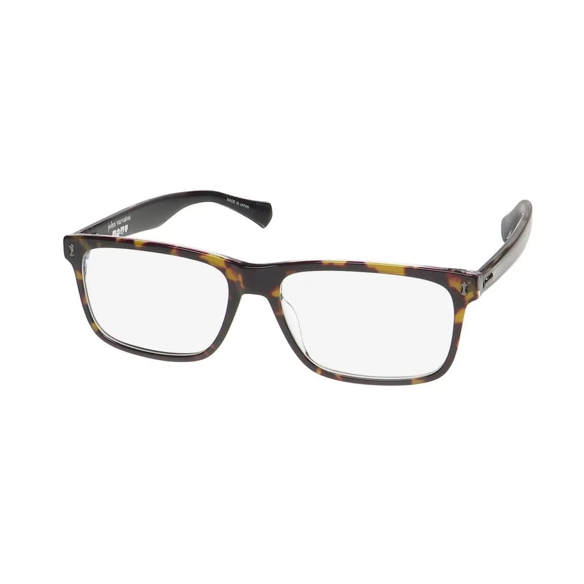 V417 Glasses Tortoise Full-rim Square Plastic 56-16-145 Mens by John Varvatos