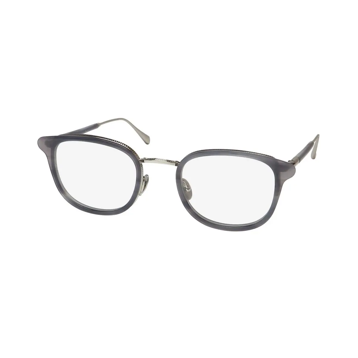 John Varvatos V410 Eyewear Full-rim Mens Gray Smoke Japan Plastic 49-22-145